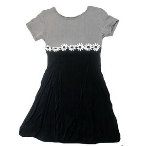 Charming Black and White Dress